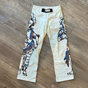 Cream Artistic Women’s Leggings